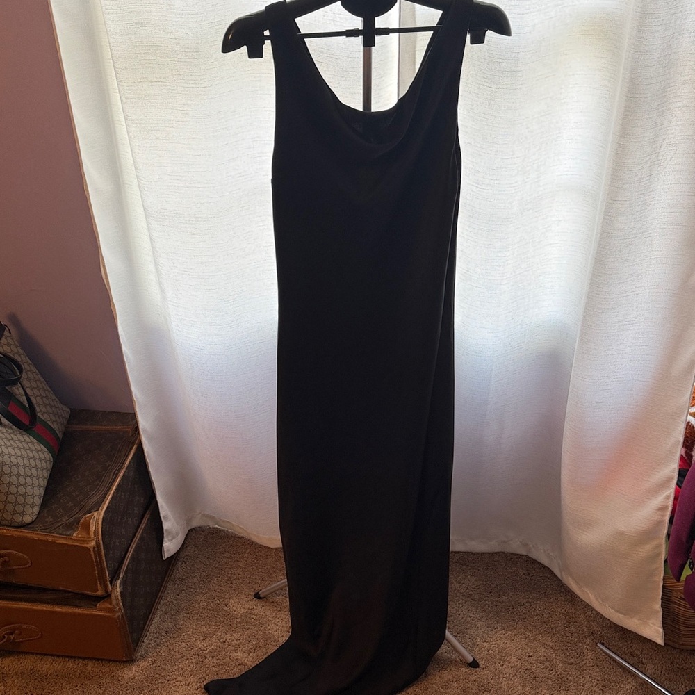 Norma Kamali Black Maxi Dress